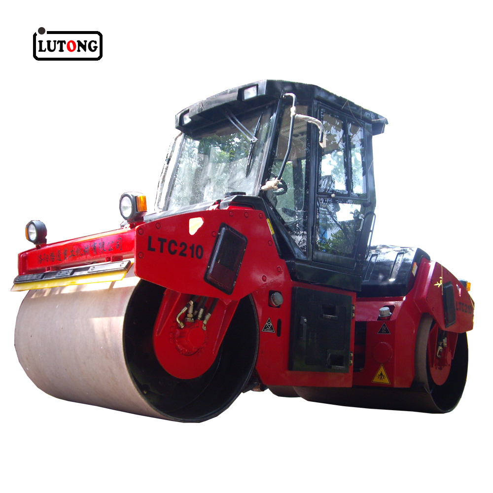 LTC210 10 Tons Hydraulic Double Drum Vibrating Road Roller For Sale