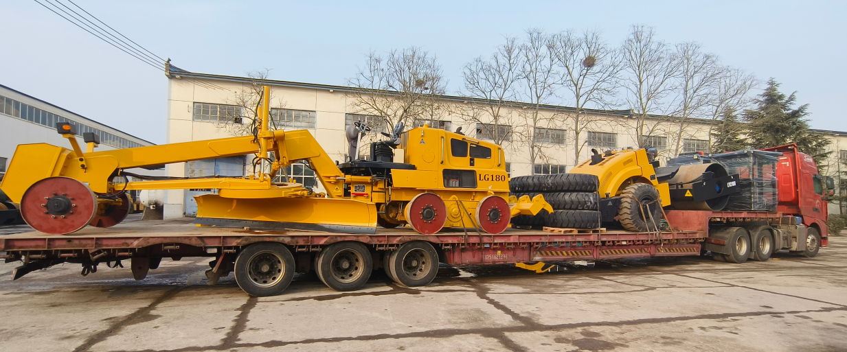 Batch Shipment of Motor Graders & Road Rollers to South America